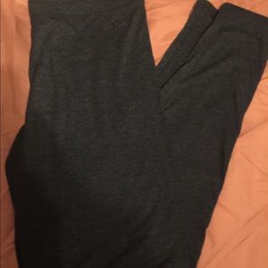 Grey PINK leggings. Size M